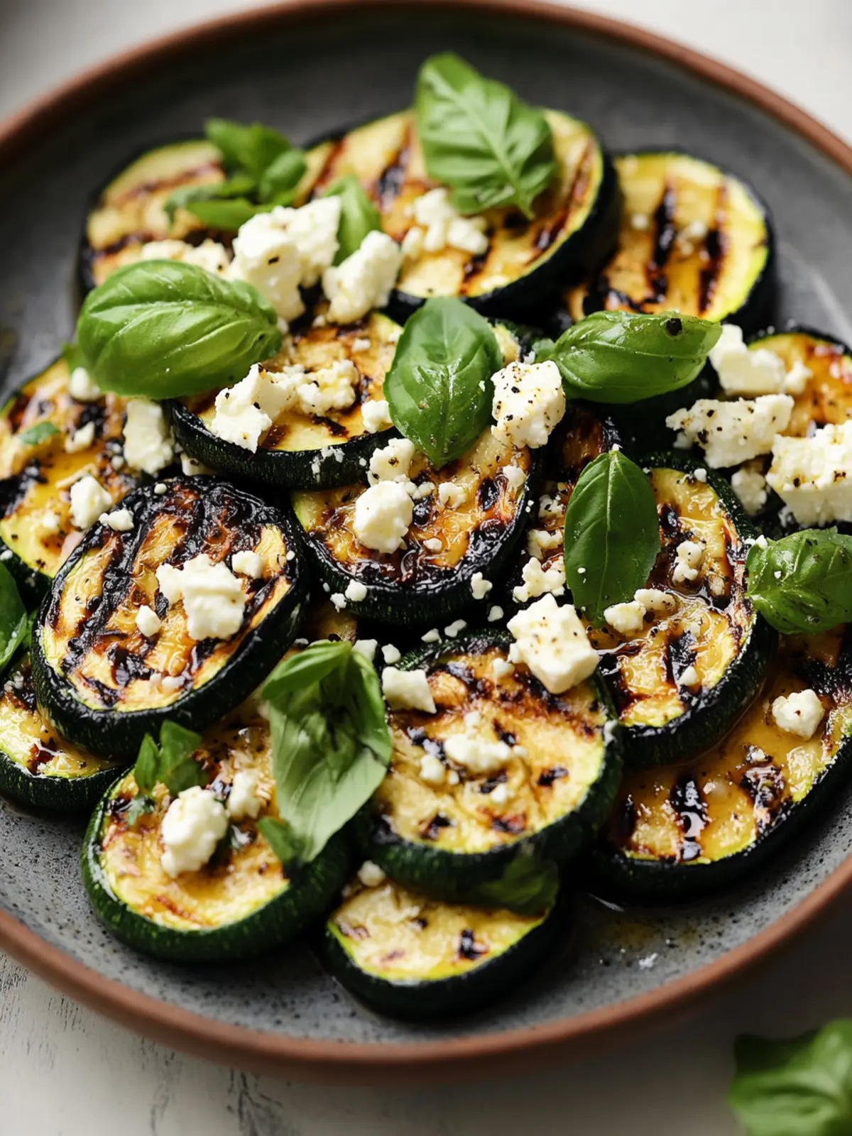 Grilled Zucchini with Feta & Basil: A Perfect Summer Side 3 Grilled Zucchini With Feta & Basil
