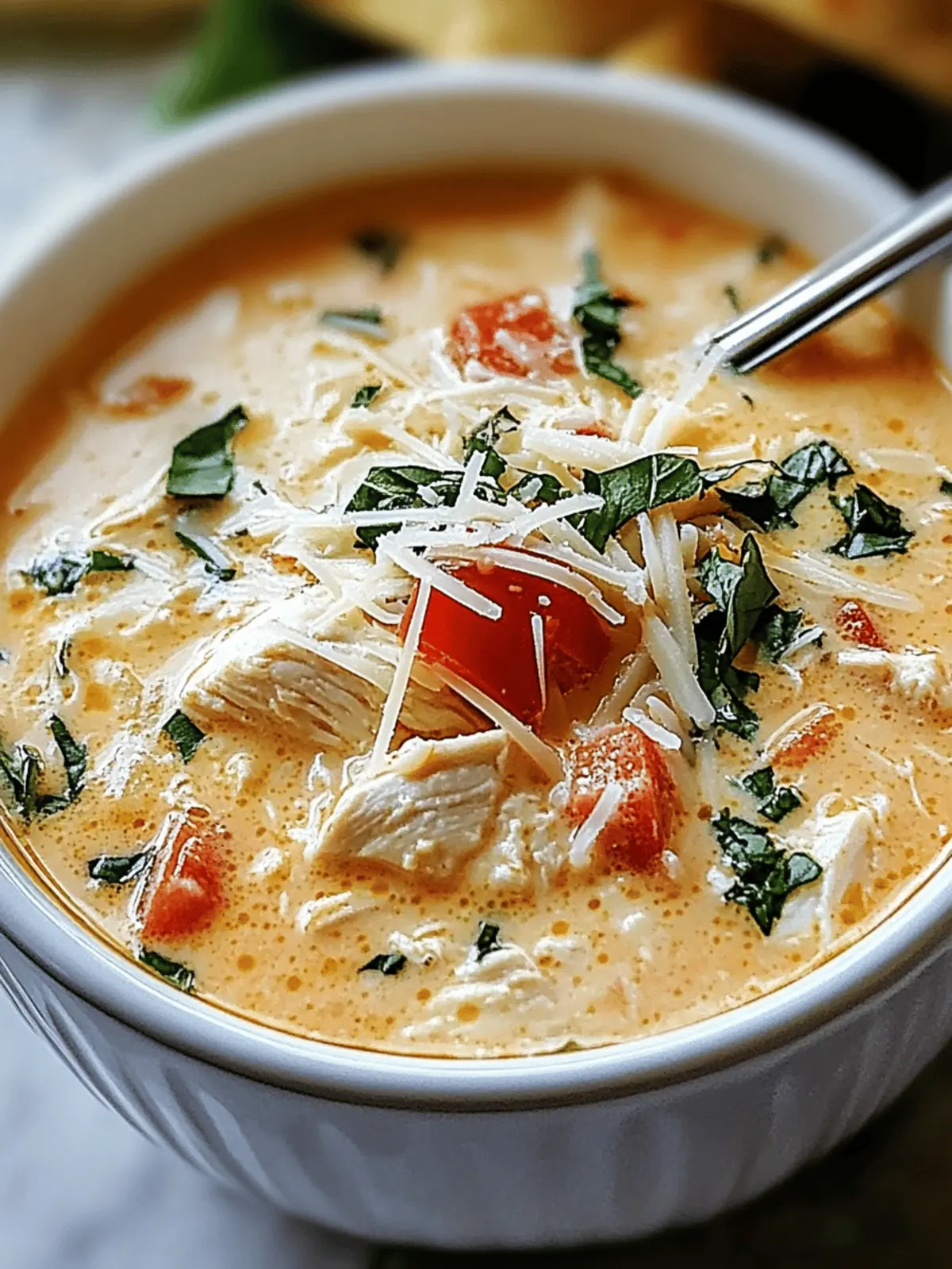 Crock Pot Creamy Chicken Parmesan Soup for Cozy Nights 2 Crock Pot Creamy Chicken Parmesan Soup